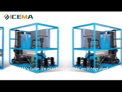 Le béhemoth glacé explore le miracle de la réfrigération d'une machine à glace à tubes de 2 T