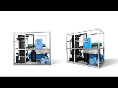 Machine de fabrication de tubes de glace de 22 mm de diamètre avec tension 380v / 50hz / 3p