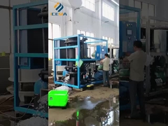 Machine à glace à tubes en service