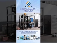 Machine à glace en tube au milieu de la distribution de glace