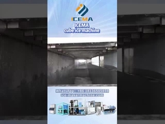 ICEMA Machine à glace à cube industriel dans la distribution de glace