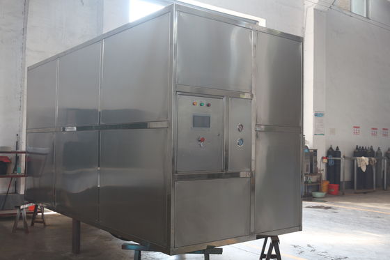 Machine à glaçons industrielle 5T/24H en acier inoxydable 304