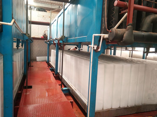 Petit refroidissement par l'eau de refroidissement direct d'air de la machine à glace 5t 380V de bloc