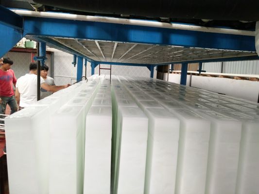 Petit refroidissement par l'eau de refroidissement direct d'air de la machine à glace 5t 380V de bloc