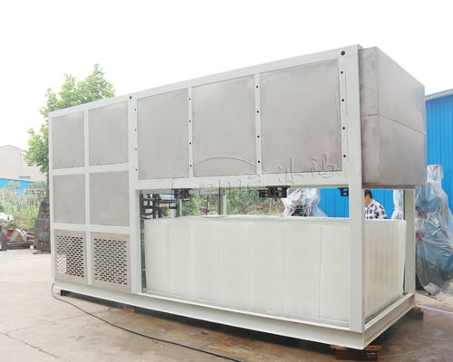CE 1800W de machine à glace de bloc de refroidissement direct de 5000KG 5T