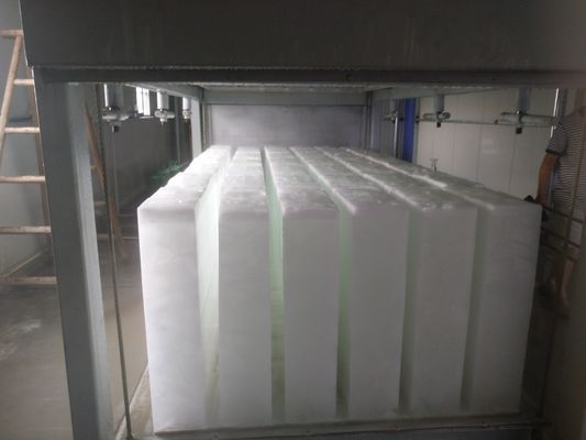 Machine à glace de bloc de refroidissement direct 2T industrielle à vendre usine industrielle d'usine de ferme