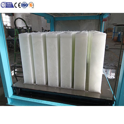 Machine industrielle de bloc de glace d'eau douce de refroidissement direct 30 tonnes