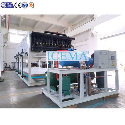 Bloc de glace industriel automatique de 25 tonnes faisant le refroidissement direct de machine