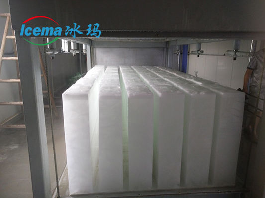 Bloc de glace industriel automatique de 25 tonnes faisant le refroidissement direct de machine