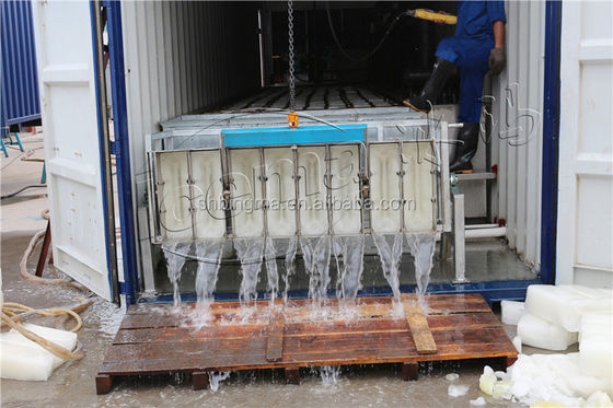 Machine à glace en bloc de réfrigération à saumure 10T 380V 3P