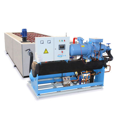 machine à glace 5T 6T 8T 10T de bloc de réfrigération de saumure de 1T 2T 3T