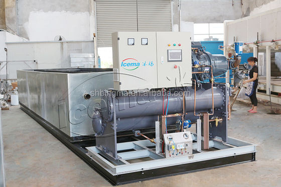 CE machine à glaçons industrielle de bloc de 15 tonnes 70.5KW 380V