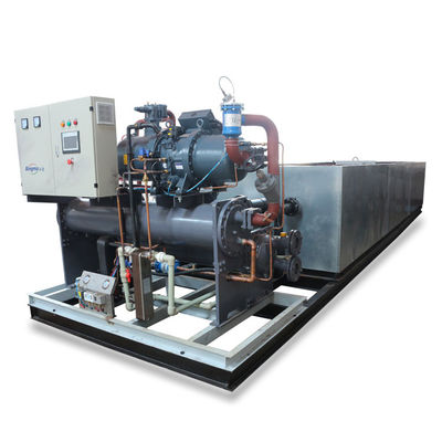Bon prix eau salée industrielle de machine à glace de bloc de réfrigération de la saumure 25T/24H en ligne