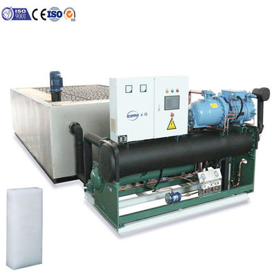 Bon prix Grand bloc de glace industriel de 15 tonnes faisant la machine 19.75KW en ligne