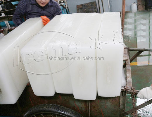 Grand bloc de glace industriel de 15 tonnes faisant la machine 19.75KW