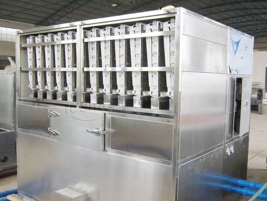 Glaçon automatique faisant à machine 8T/24h industriel pour la manufacture de glace d'industrie de boissons de café