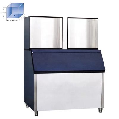 machine commerciale de glaçon 1000kg/24h pour le café d'hôtels de magasins de boisson de nourriture
