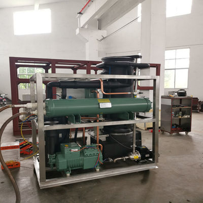 3 tonnes/24h machine de fabrication de tubes de glace commerciale automatique pour les barres usines de glace