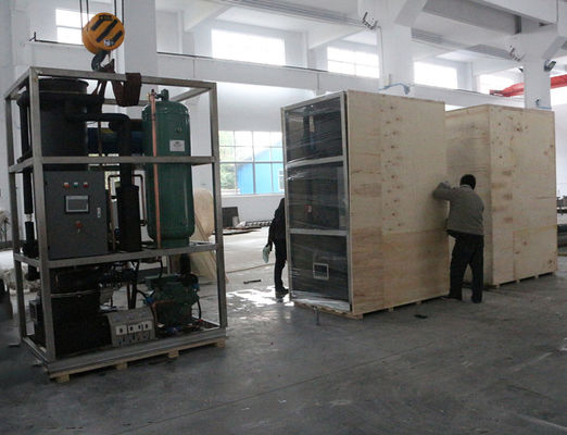 3 tonnes/24h machine de fabrication de tubes de glace commerciale automatique pour les barres usines de glace