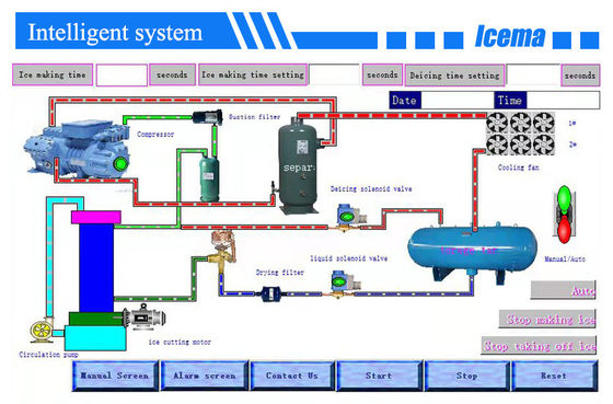 Machine de fabrication de glace à tubes de haute qualité industrielle 3T 5T 8T 10T