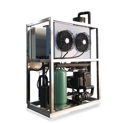 Bon prix Machine de fabrication de tubes de glace de haute qualité 1 tonne/24h petite machine à glace tubulaire pour cola/café/boisson en ligne