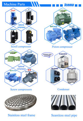 Machine de fabrication de tubes de glace de haute qualité 1 tonne/24h petite machine à glace tubulaire pour cola/café/boisson