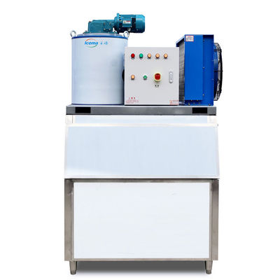 Machine à glace en flocons d'eau douce 2T 380V/220V avec stockage de glace