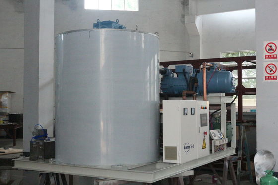 Refroidissement direct de la machine à glace en flocons d'eau douce de 20 tonnes