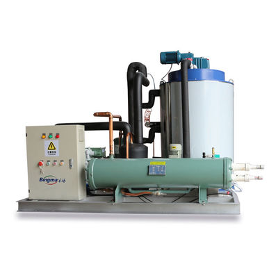 Machine à glace automatique de flocon d'eau douce 50 tonnes de refroidissement direct