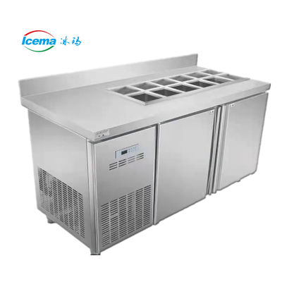 Bon prix Réfrigérateur d'établi à fentes refroidi par air 120L en ligne