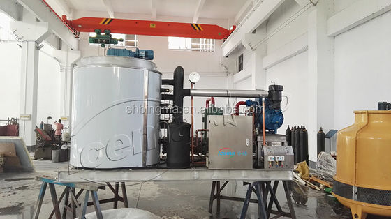 Machine à glace industrielle en flocons d'eau douce de 20 tonnes 220V