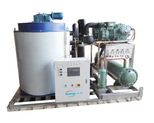 Machine à glace commerciale de flocon d'eau de mer de 5 tonnes 20.5KW