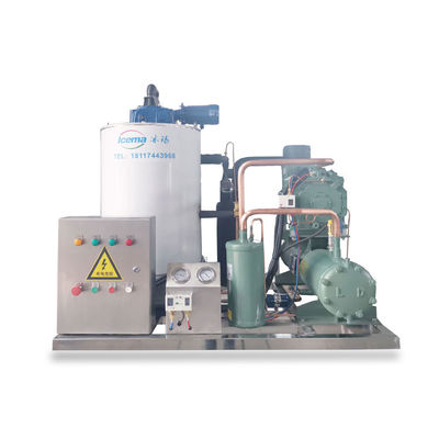 Bon prix Machine à glace automatique de flocon d'eau de mer message publicitaire de 1 tonnes pour la pisciculture de nourriture en ligne