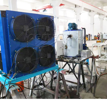 1 tonnes d'eau de mer de machine à glace commerciale 400kg 380V de flocon