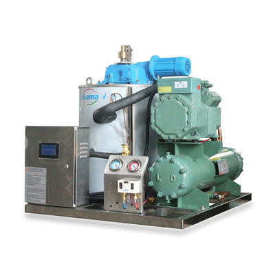 10T/24H eau de mer machine à glace en flocons fabricant de glace industriel commercial installé sur navire