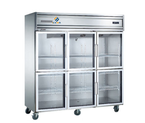 1350L réfrigérateur commercial / congélateur de cuisine / réfrigérateur ultra-grande capacité personnalisé pour restaurant