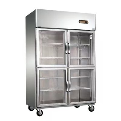 congélateur de réfrigérateur de table de travail de la cuisine 780L avec quatre portes