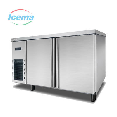 Réfrigérateur en acier inoxydable congélateur à porte réglable et technologie de réfrigération R404A