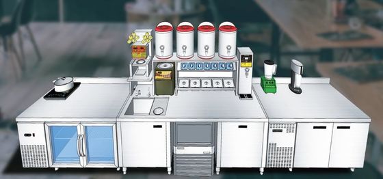 Réfrigérateur d'établi de type barre 340L Réfrigérateur sous bar
