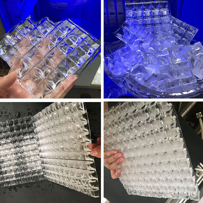 fabricant clair commercial de glaçon de 500kg/24h pour la barre de café d'hôtels de magasins de boisson de nourriture