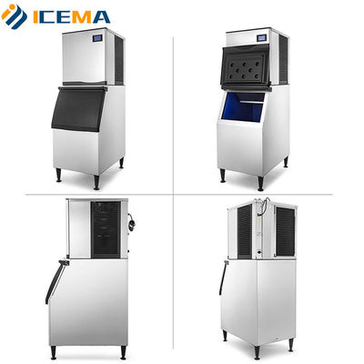 machine commerciale 200kg/24h 400kg/24h 500kg/24h de glaçon 100kg/24h pour le café/barre/hôtels/restaurant