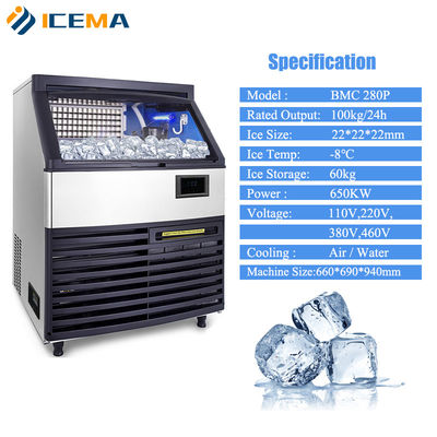 Machine à glaçons commerciale 220V