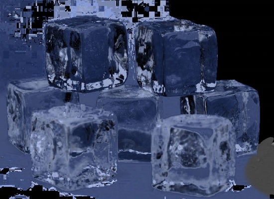 Appareil de cube de glace industriel alimentation 220V/50Hz Cube de glace Taille 22*22*22mm