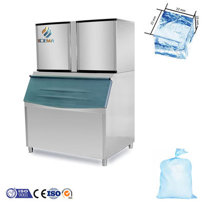 Bon prix Machine automatique de fabrication de glace de 250 kg de capacité 1000 kg / 24 h pour la production de glace commerciale en ligne