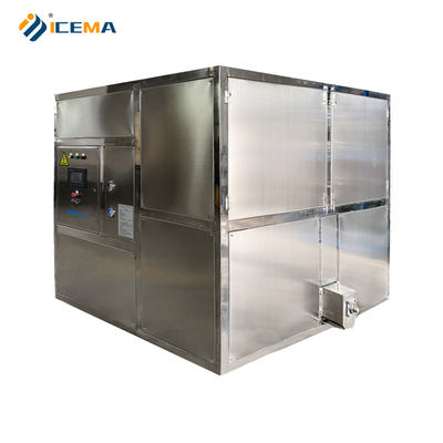 Machine industrielle de fabrication de glaçons de 5 tonnes et 10 tonnes avec un numéro de grille de glace 19X21X6 de l'ICEMA