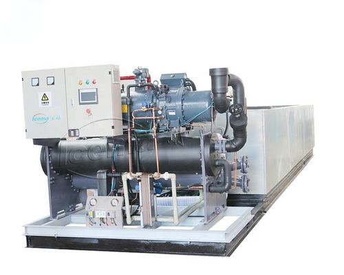 Machine professionnelle de fabrication de blocs de glace avec fonctionnement automatique et 5 tonnes de production quotidienne
