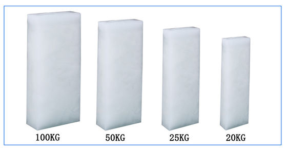 500 kg/jour-50 tonnes/jour Machine automatique de glaçage à bloc de saumure avec condensation refroidie à l'air