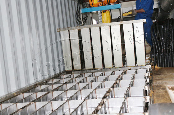 2000 KG TECUMSEH Compresseur 15 tonnes Container Bloc de glace machine avec usine mobile