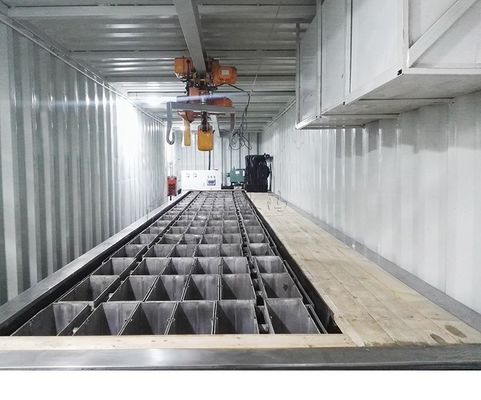 Boutique alimentaire Récipient industriel Bloc de glace Fabricant de glace Poids 25 kg 50 kg 100 kg Consommation