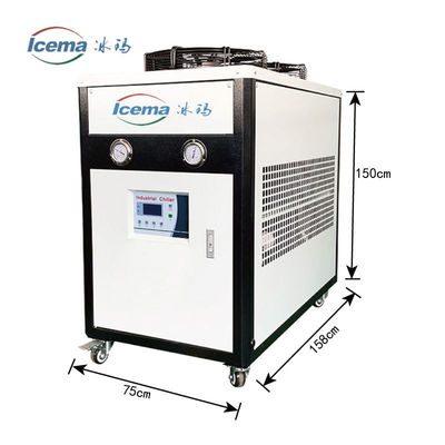 Facile à utiliser refroidisseur d'eau automatique refroidi à l'air 10 HP pour les applications industrielles